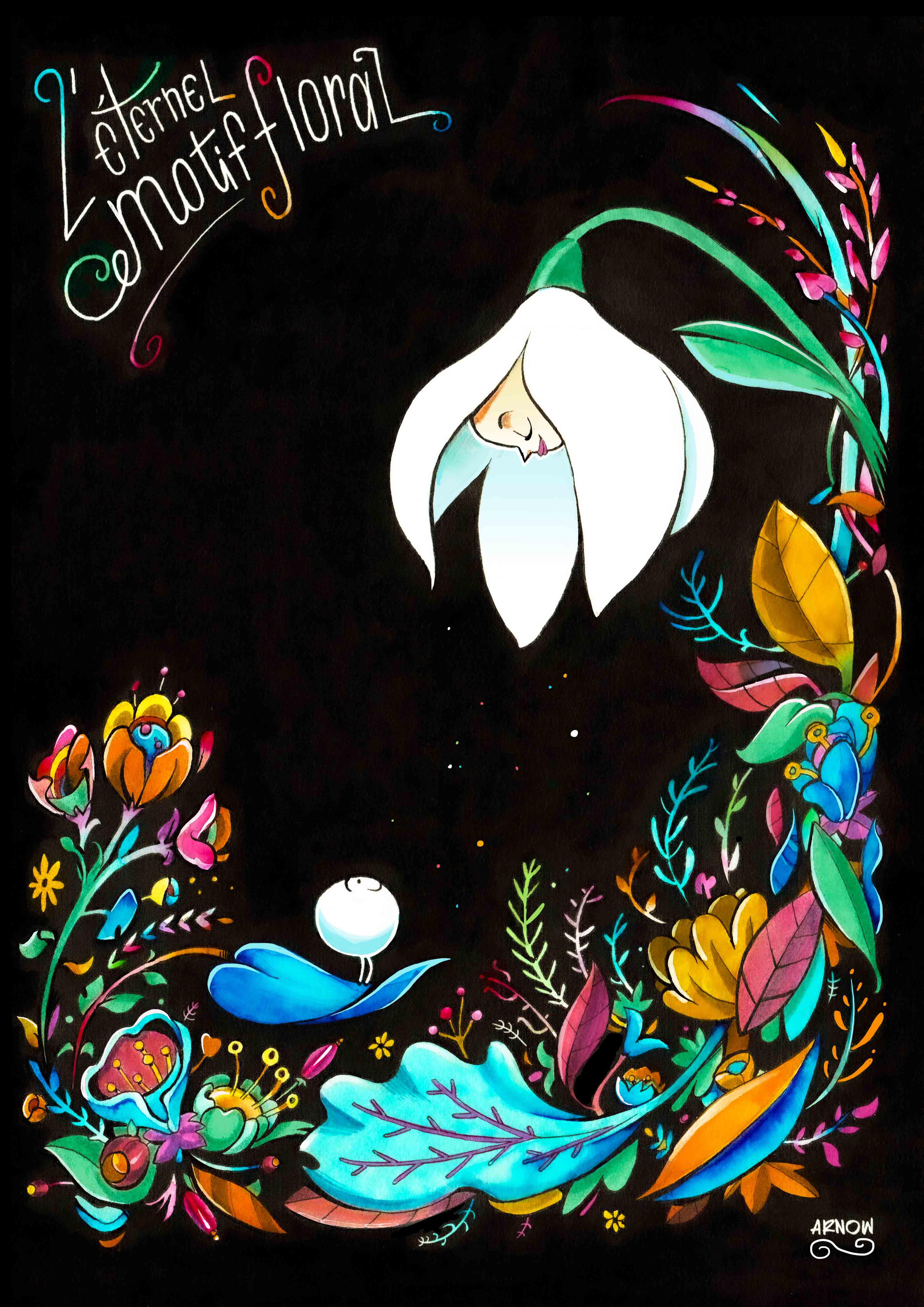 Motif des fleurs