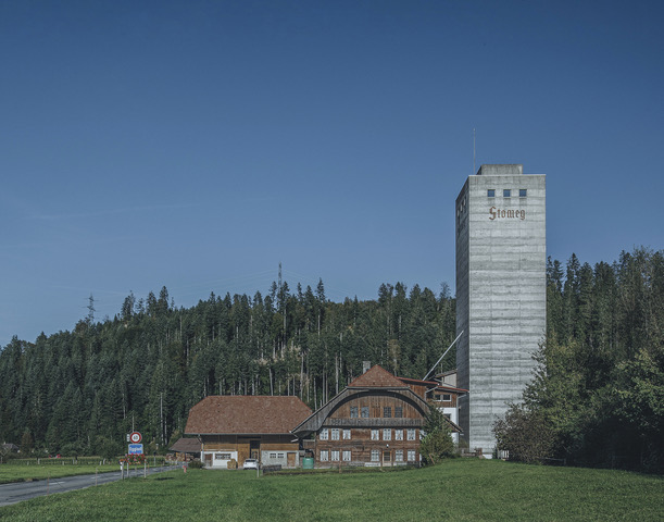 Silo et ferme